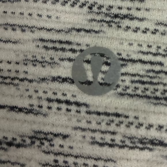 Lululemon Cool Racerback Tank Top White And Charcoal Tiger Space Dye Light Luon - Picture 5 of 6